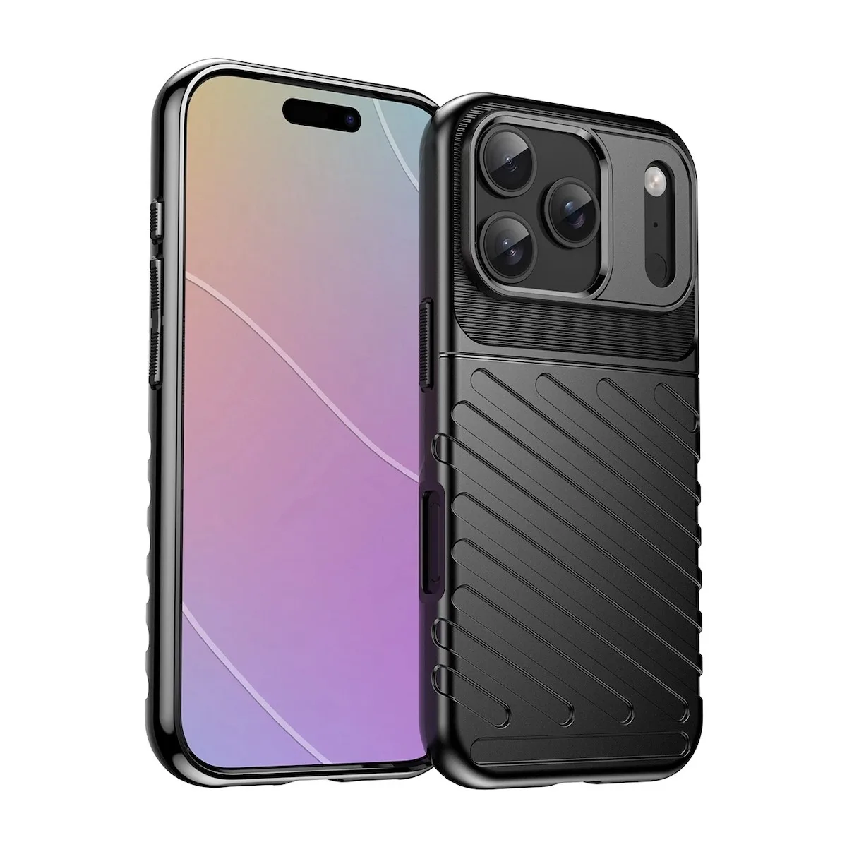 Θήκη Hurtel Back Cover Σιλικόνης για iPhone 17 Pro Max - Μαύρο