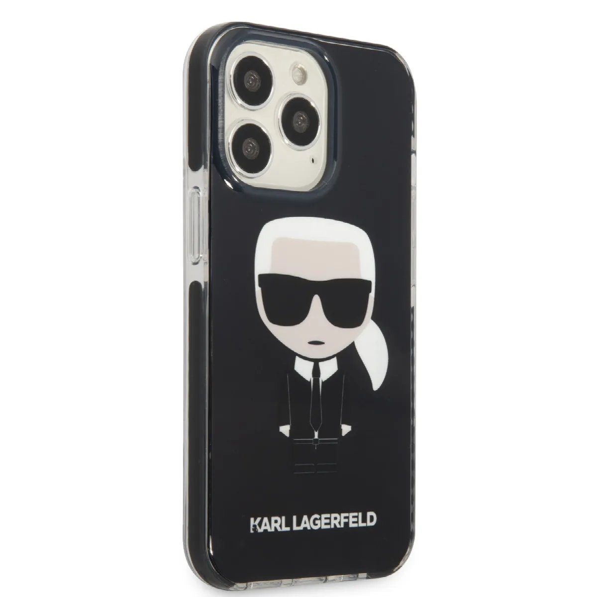 Karl Lagerfeld Ikonik Case Karl's Head Θήκη προστασίας από σκληρό πλαστικό – iPhone 13 Pro Max Μαύρο - KLHCP13XTPEIKK – εικόνα 2