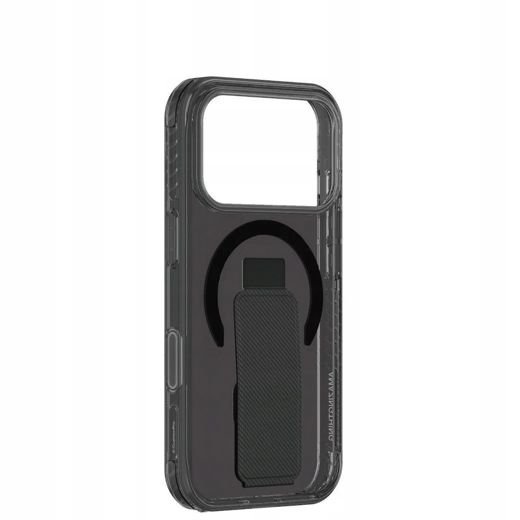AmazingThing Titan Pro Holder Back Cover Σιλικόνης / Δερματίνης για iPhone 17 Pro Max - Μαύρο – εικόνα 5