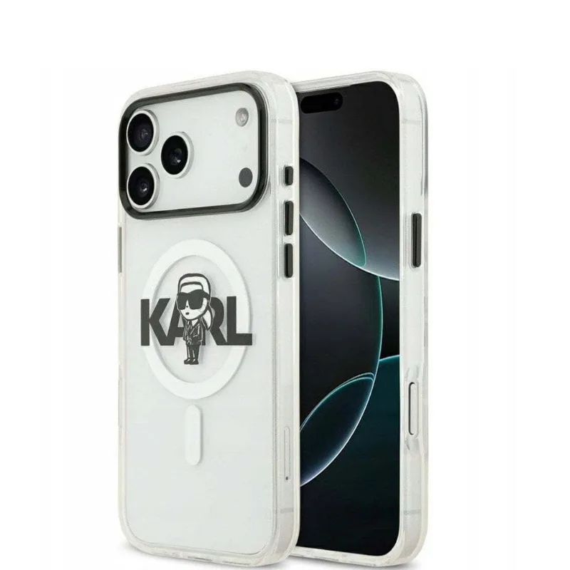 Karl Lagerfeld Magsafe Sketch Logo Back Cover Πλαστικό / Σιλικόνης για iPhone 17 Pro Max - Διάφανο