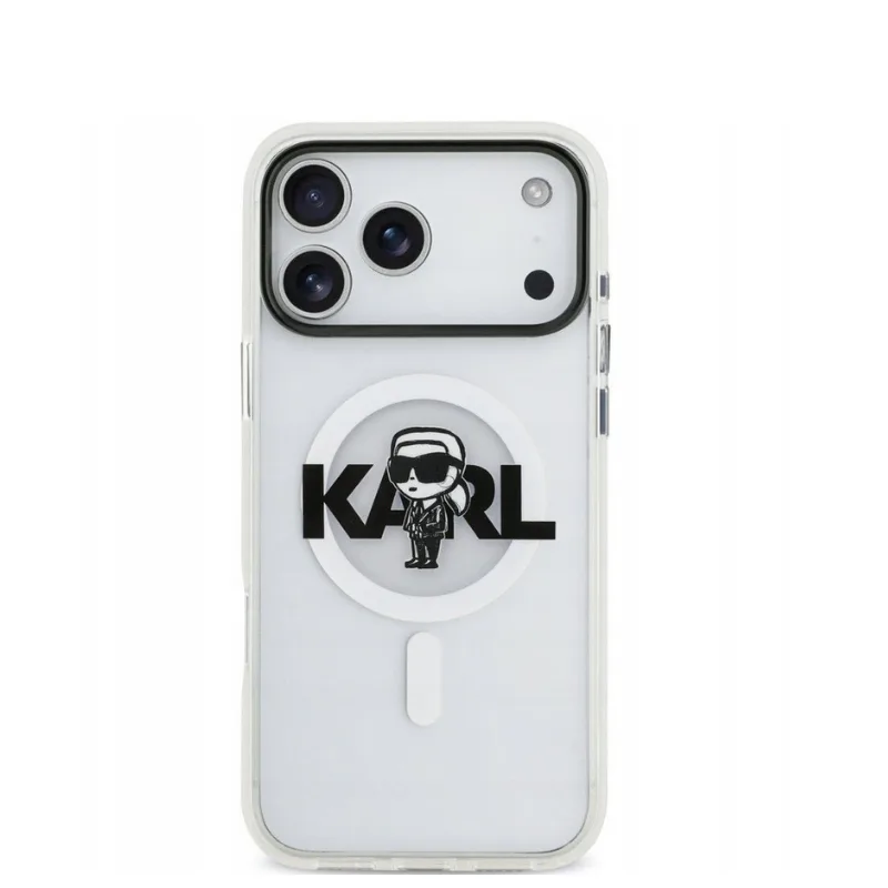 Karl Lagerfeld Magsafe Sketch Logo Back Cover Πλαστικό / Σιλικόνης για iPhone 17 Pro Max - Διάφανο – εικόνα 5