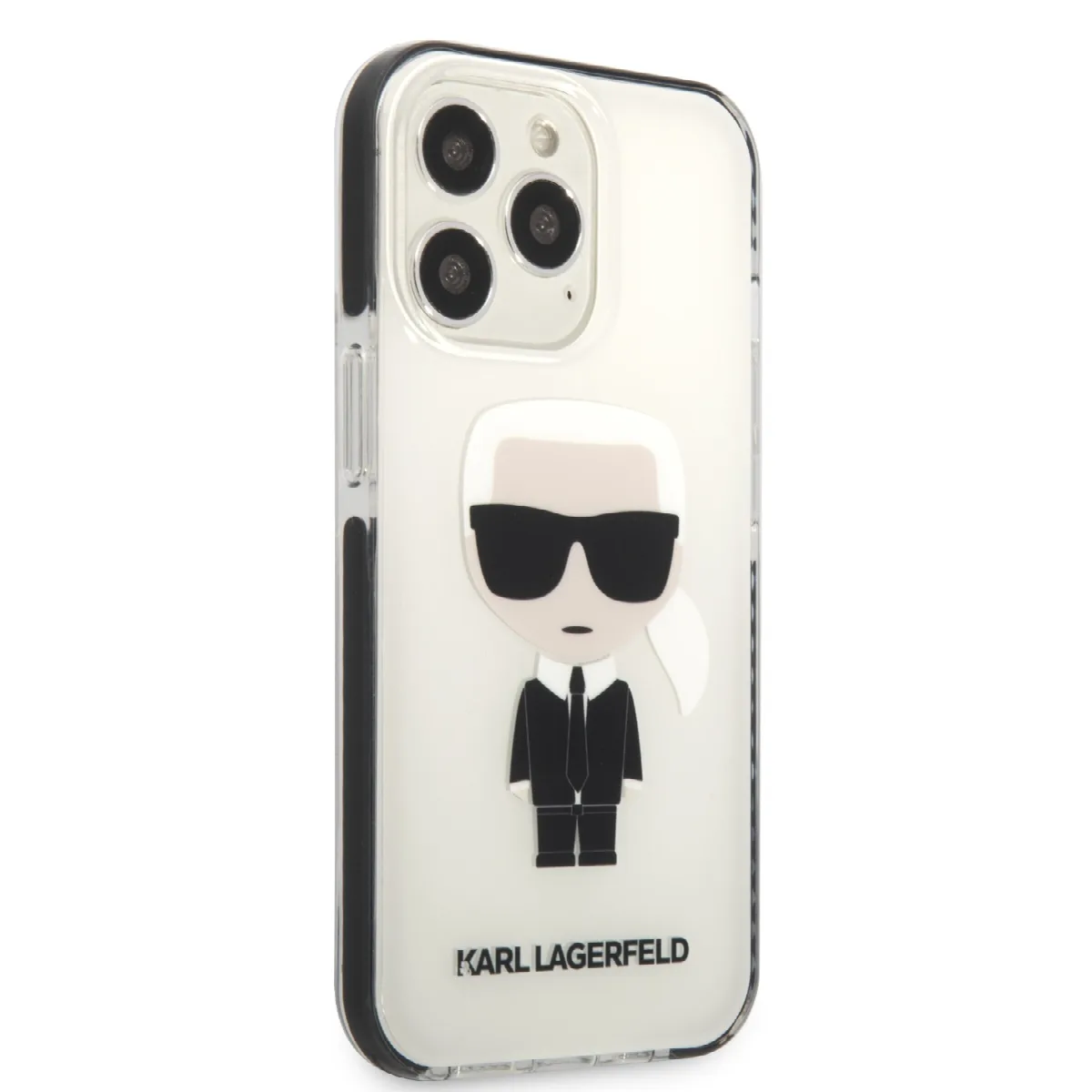 Karl Lagerfeld Ikonik Case Karl's Head Θήκη προστασίας από σκληρό πλαστικό – iPhone 13 Pro Λευκό - KLHCP13LTPEIKW – εικόνα 2