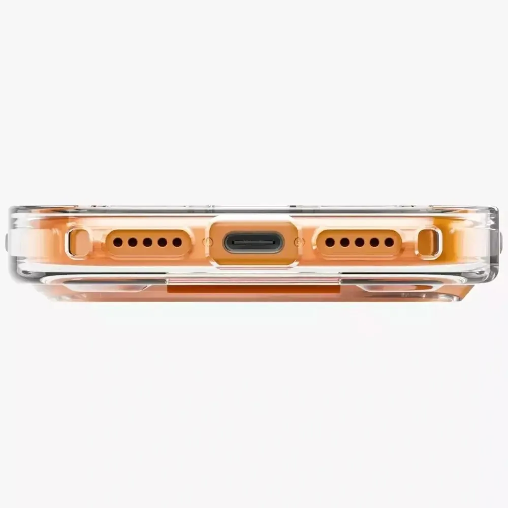 Θήκη Uniq Heldro Air MagClick Back Cover Πλαστικό / Σιλικόνης για iPhone 17 Pro Max - Πορτοκαλί – εικόνα 4