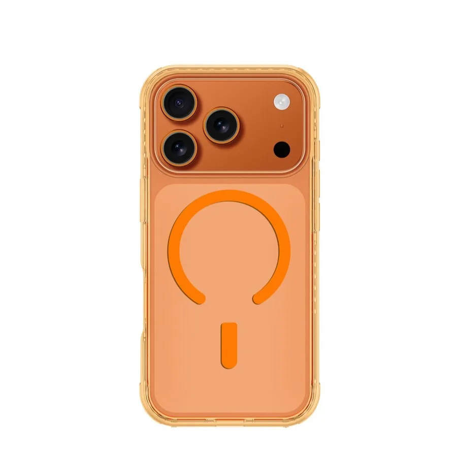 AmazingThing Back Cover Σιλικόνης για iPhone 17 Pro - Πορτοκαλί