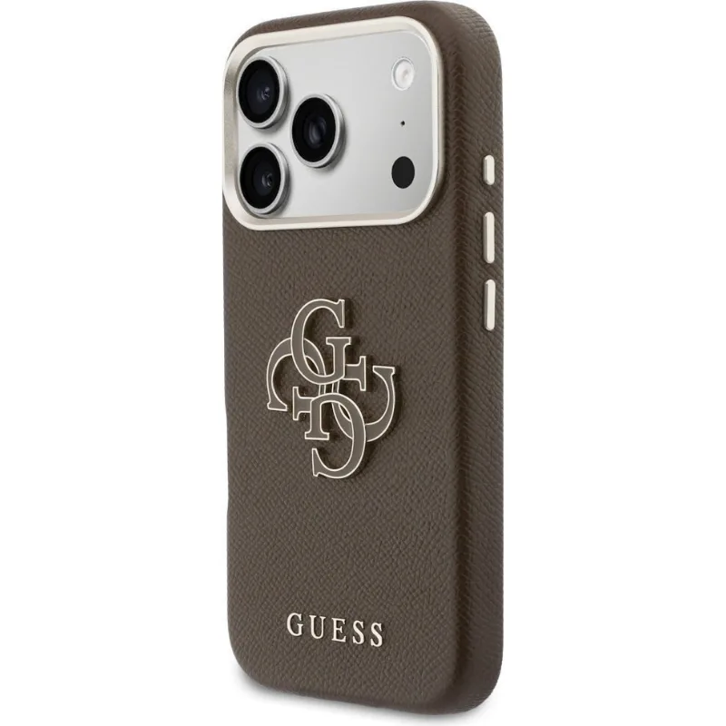Guess Fw Resin Logo Back Cover Θήκη για Apple iPhone 17 Pro Max - Brown – εικόνα 2