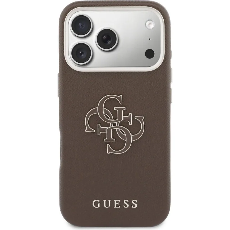 Guess Fw Resin Logo Back Cover Θήκη για Apple iPhone 17 Pro Max - Brown – εικόνα 3