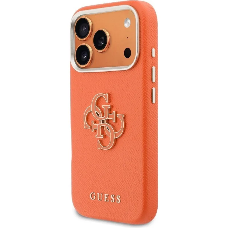 Guess Fw Resin Logo Back Cover Θήκη για Apple iPhone 17 Pro Max - Orange – εικόνα 3