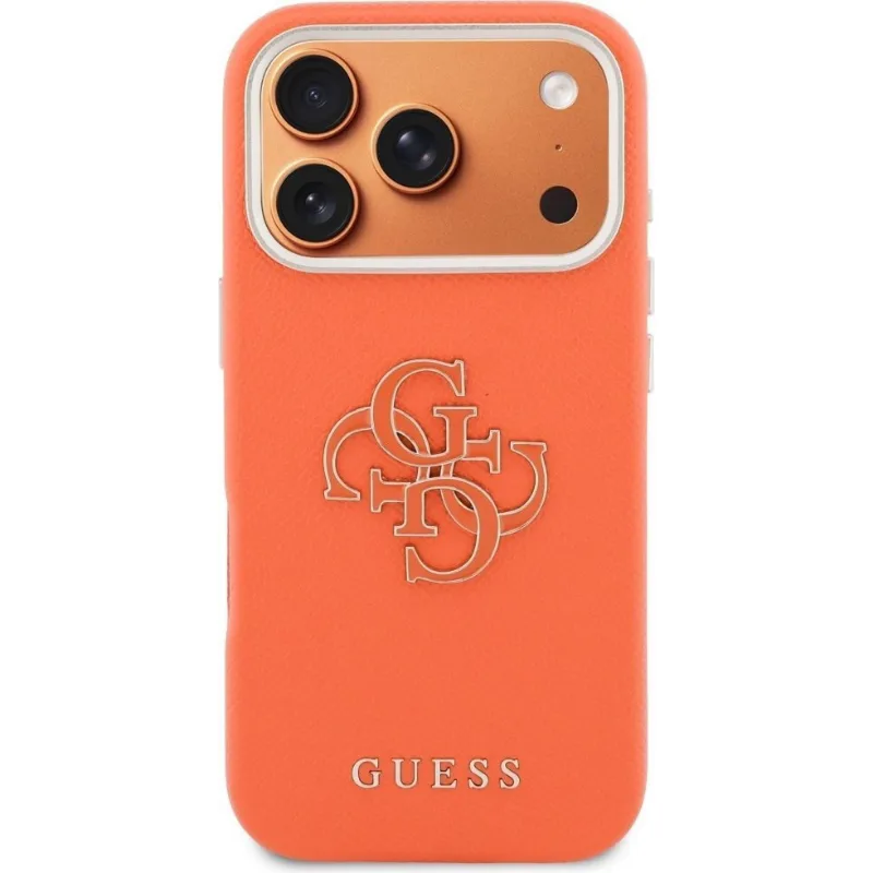 Guess Fw Resin Logo Back Cover Θήκη για Apple iPhone 17 Pro - Orange – εικόνα 2