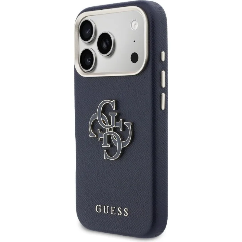 Guess Fw Resin Logo Back Cover Θήκη για Apple iPhone 17 Pro - Blue – εικόνα 3
