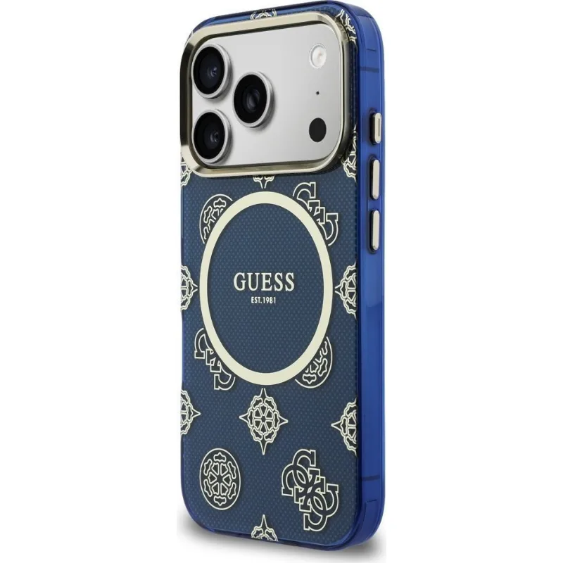 Guess Iml Peony Dot MagSafe Back Cover Θήκη για iPhone 17 Pro - Blue – εικόνα 2