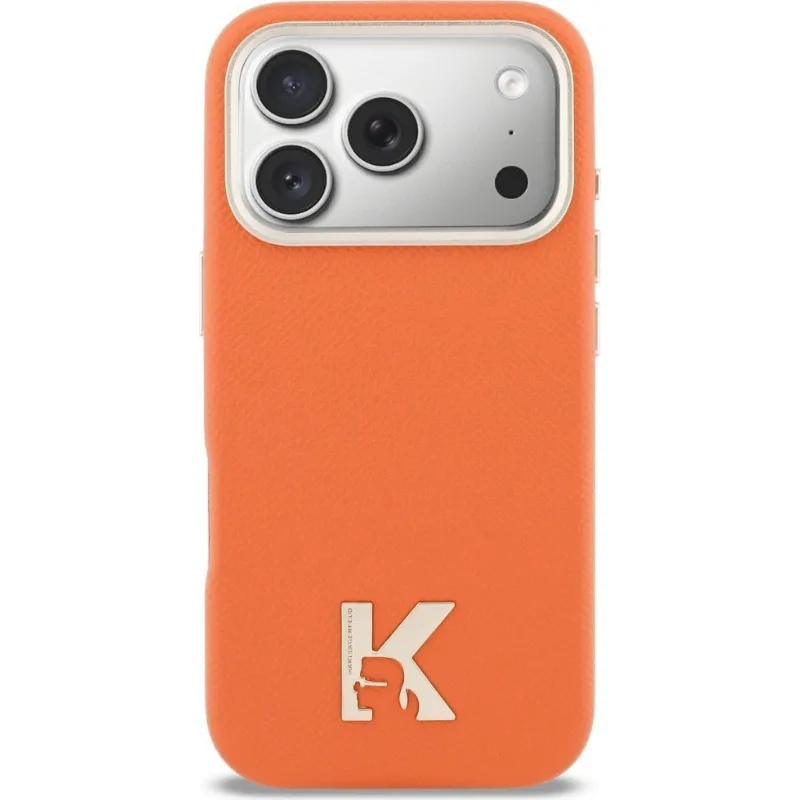 Karl Lagerfeld Case Karl Head Logo Magsafe για iPhone 17 Pro - Πορτοκαλί – εικόνα 2