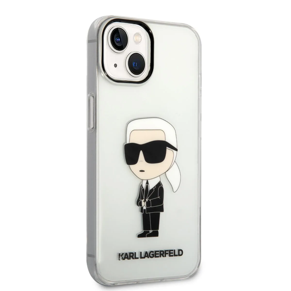 Karl Lagerfeld Ikonik Back Cover Case Karl Διάφανη θήκη προστασίας από TPU / PC – iPhone 14 Clear – εικόνα 2
