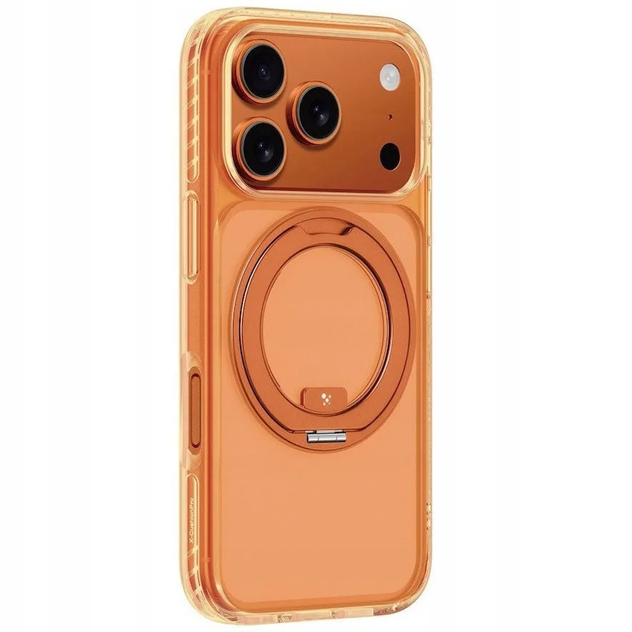AmazingThing Titan Pro Magspin 360 Full Cover Σιλικόνης για iPhone 17 Pro Max - Πορτοκαλί – εικόνα 4