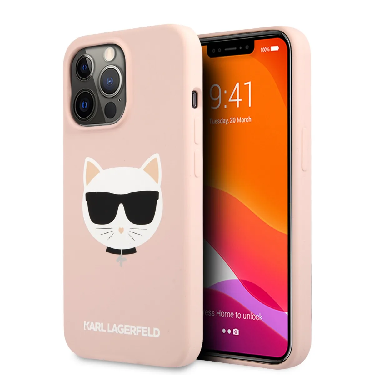 Karl Lagerfeld 3D Rubber Case Choupette's Head Θήκη προστασίας από σιλικόνη – iPhone 13 Pro Max Ροζ - KLHCP13XSLCHLP