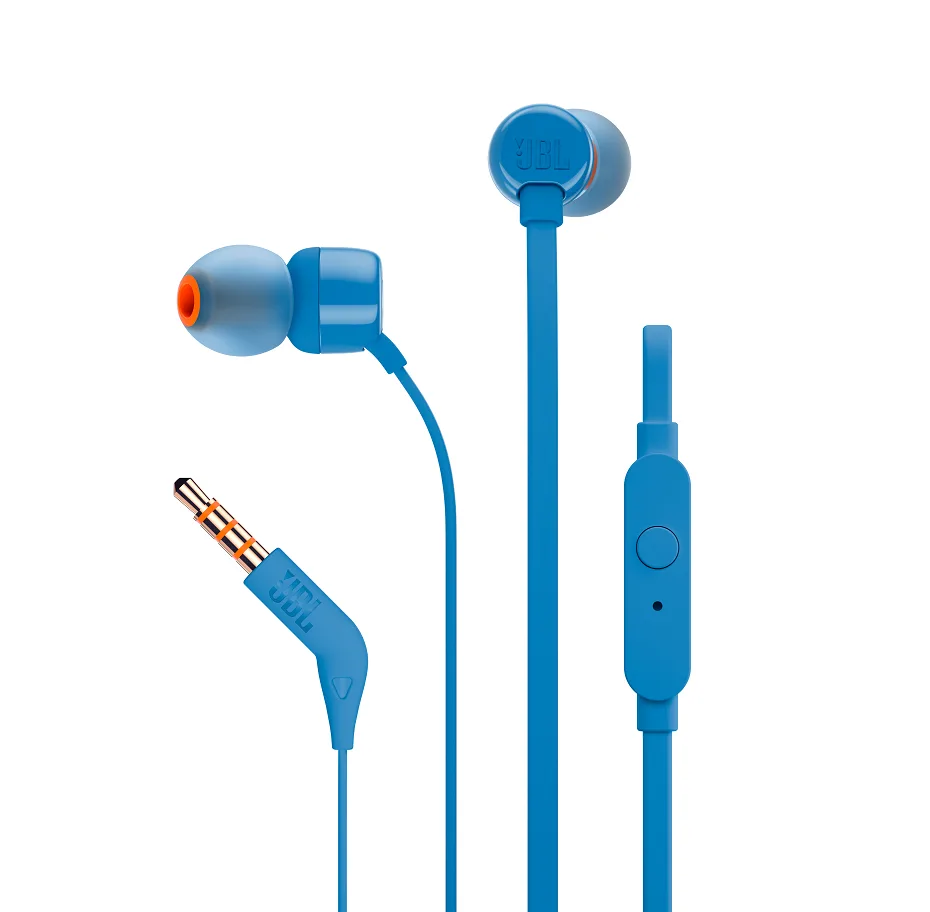 JBL T110 Ακουστικά In-ear με 3.5mm - Μπλε
