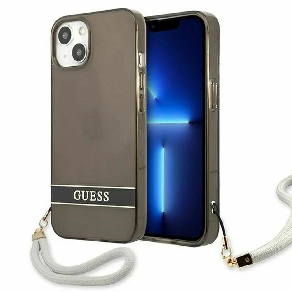 Guess Translucent Stap Θήκη προστασίας για iPhone 13 - Μαύρο