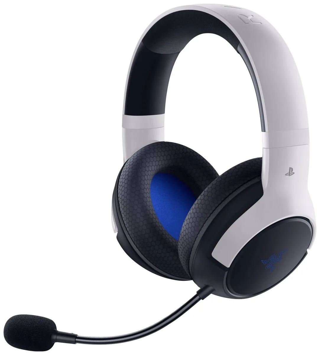 Razer Kaira Hyperspeed Playstation Ασύρματο Over-ear Gaming Headset - Λευκό/Μαύρο