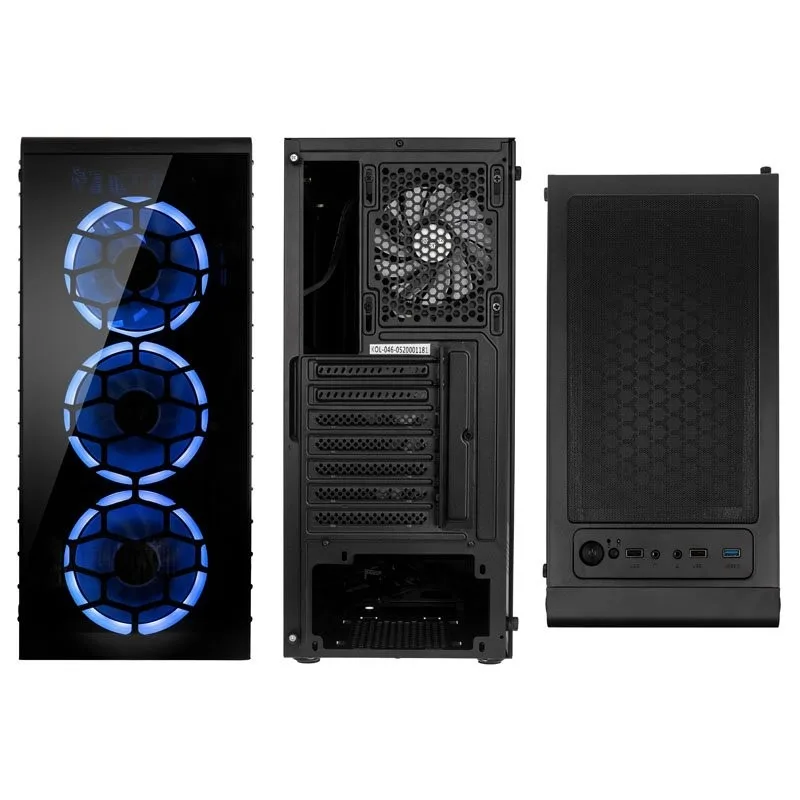 Kolink Observatory Lite RGB Midi-Tower - Tempered Glass - Black – εικόνα 2