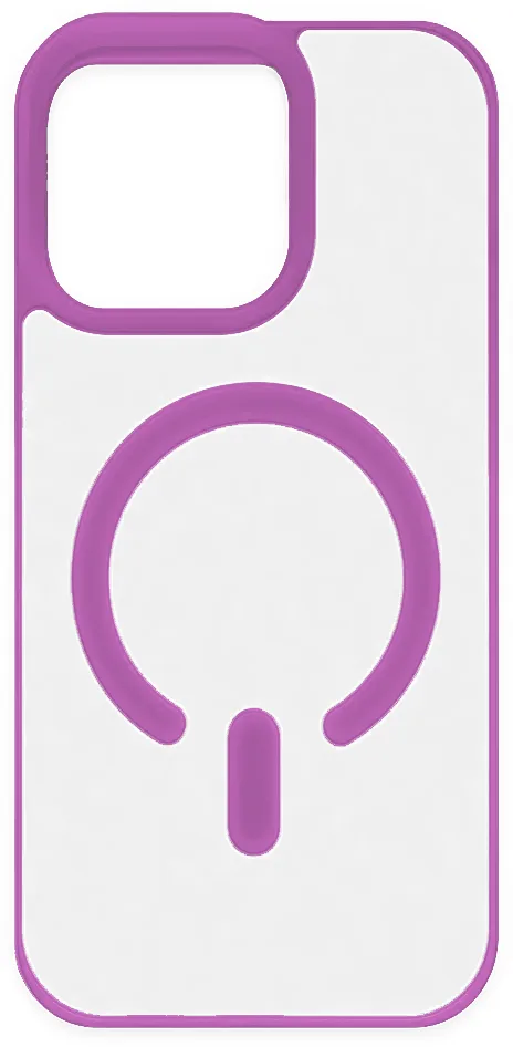 ObaStyle Creative Semiclear Case για Apple iPhone 16 - Βιολετί