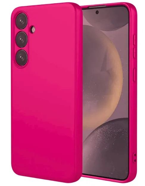 Θήκη σιλικόνης TPU Ultra Slim 0.3mm soft mat για Samsung Galaxy S25 Plus - Φούξια