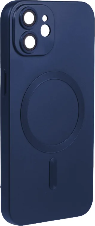 ObaStyle Metal Effect Magnetic Soft Cover Case για Apple iPhone 11 - Μπλε Μαρίν