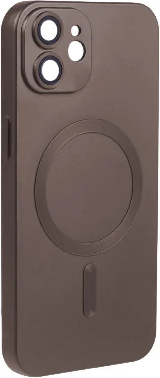 ObaStyle Metal Effect Magnetic Soft Cover Case για Apple iPhone 11 - Γραφίτης
