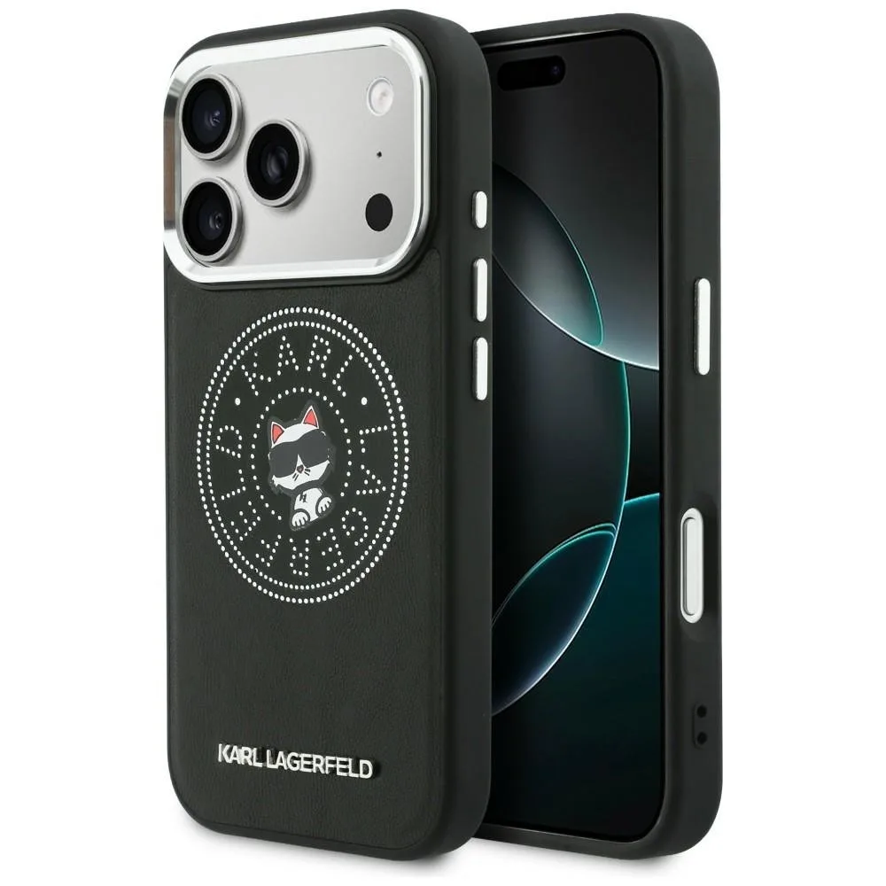 Karl Lagerfeld Point & Choupette Sketch Magsafe Back Cover Θήκη για Iphone 17 Pro Max - Μαύρο