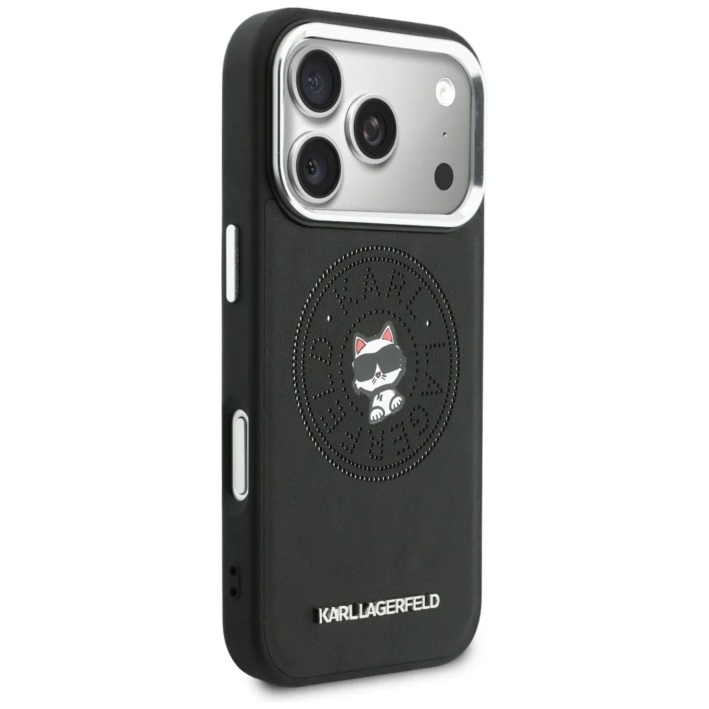 Karl Lagerfeld Point & Choupette Sketch Magsafe Back Cover Θήκη για Iphone 17 Pro Max - Μαύρο – εικόνα 2