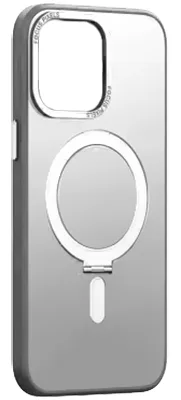MLK+ Semiclear Magnetic Hard Stand Case για Apple iPhone 13 Pro - Λευκό