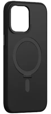 MLK+ Semiclear Magnetic Hard Stand Case για Apple iPhone 15 Pro - Μαύρο