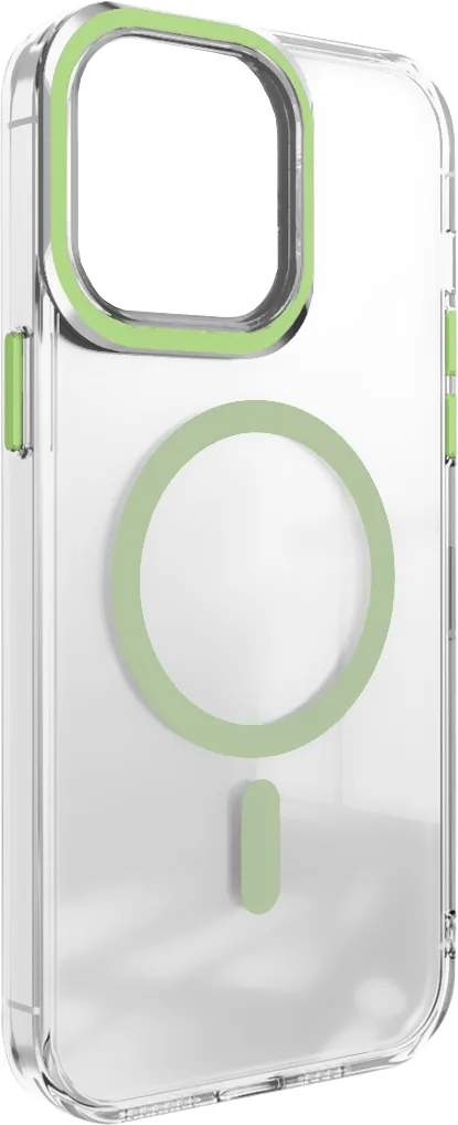 MLK+ Magnetic Clear Cover Case για iPhone 16 Pro - Πράσινο