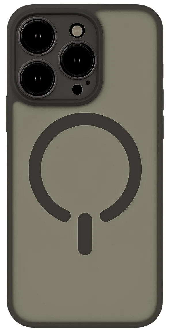 ObaStyle Semiclear Ματ Θήκη MagSafe για iPhone 14 Pro Max - Μαύρο
