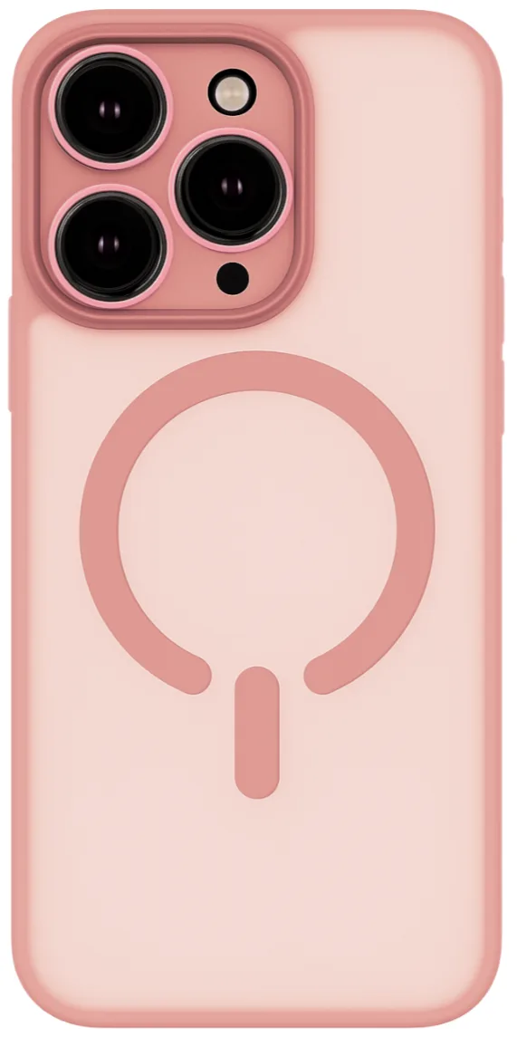 ObaStyle Semiclear Ματ Θήκη MagSafe για iPhone 16 Pro - Ροζ