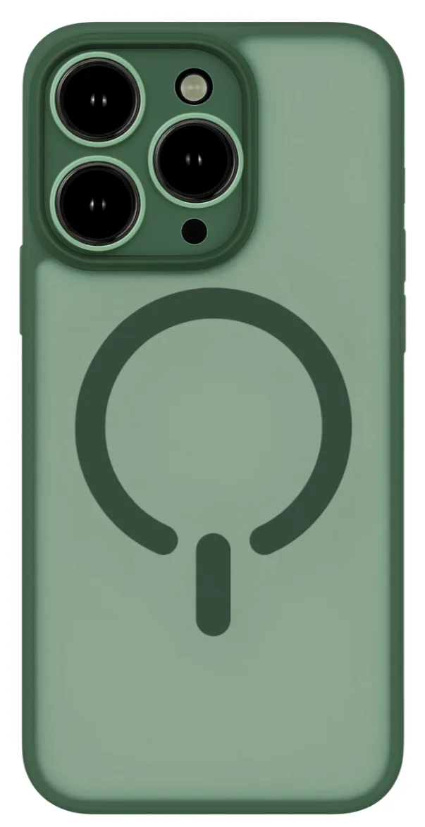 ObaStyle Semiclear Ματ Θήκη MagSafe για iPhone 16 Pro - Σκούρο Πράσινο