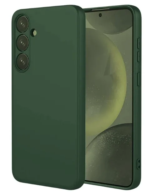 Θήκη σιλικόνης TPU Ultra Slim 0.3mm soft mat για Samsung Galaxy S25 Plus - Σκούρο Πράσινο