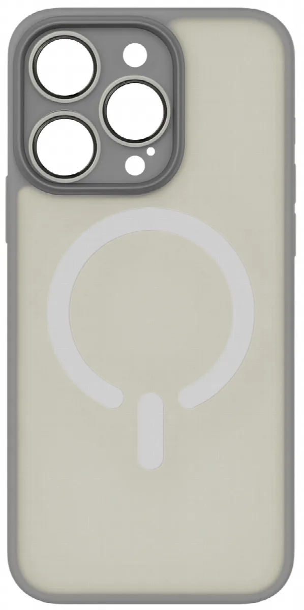 ObaStyle Semiclear Ματ Θήκη MagSafe για iPhone 16 Pro Max - Γκρι – εικόνα 2