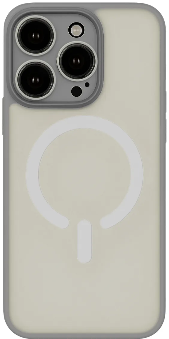 ObaStyle Semiclear Ματ Θήκη MagSafe για iPhone 16 Pro Max - Γκρι