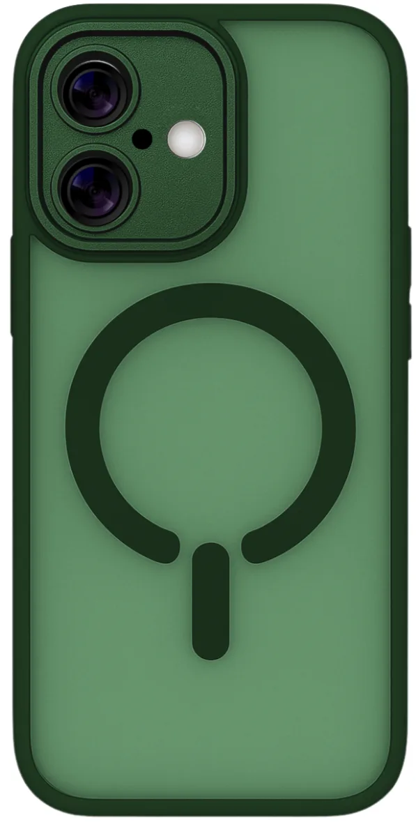 ObaStyle Semiclear Ματ Θήκη MagSafe για iPhone 16 - Σκούρο Πράσινο