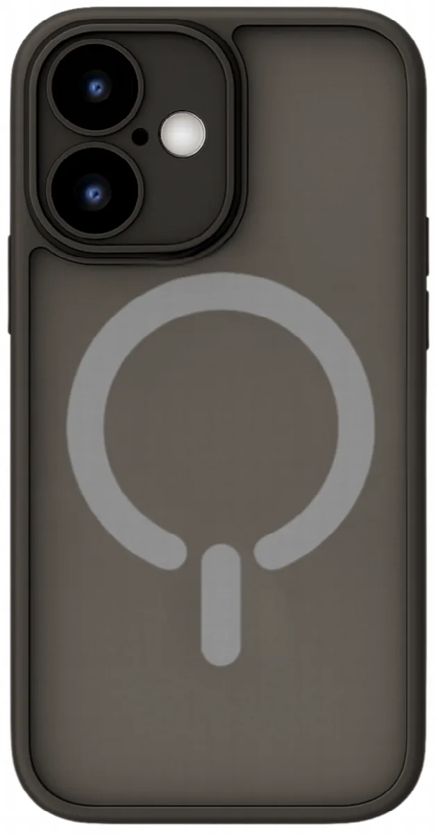 ObaStyle Semiclear Ματ Θήκη MagSafe για iPhone 16 - Μαύρο