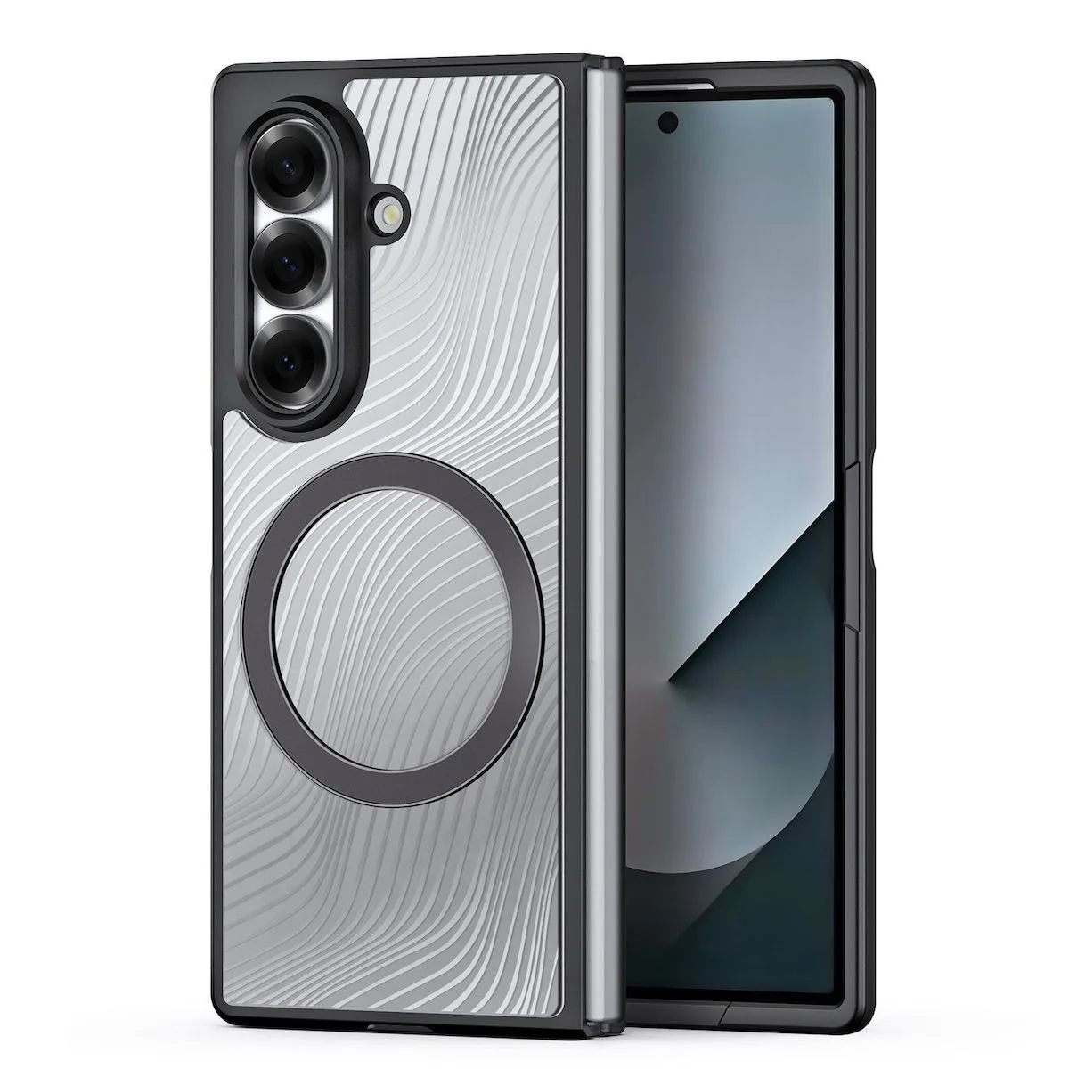 Θήκη Dux Ducis Aimo MagSafe Back Cover Πλαστικό / Σιλικόνης για Samsung Z Fold7 - Μαύρο