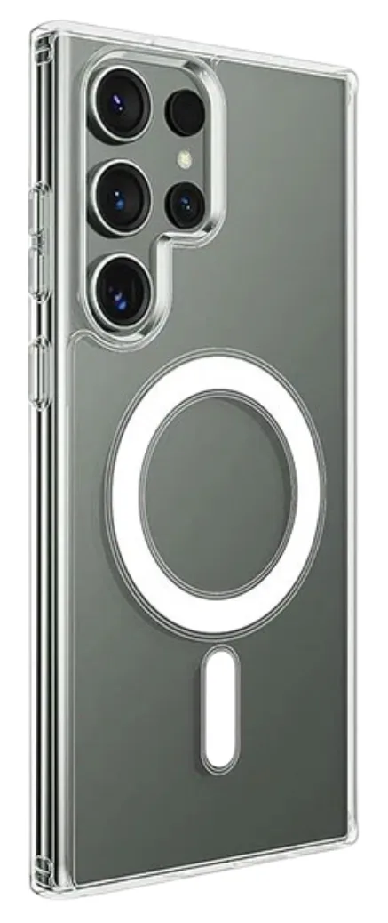 Θήκη Σιλικόνης Tech-Protect Flexair Hybrid Magsafe Case για Samsung Galaxy S24 Ultra - Διάφανο