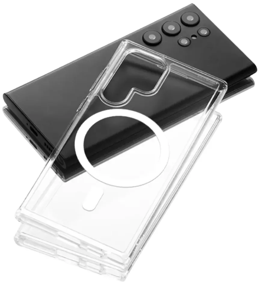 Θήκη Σιλικόνης Tech-Protect Flexair Hybrid Magsafe Case για Samsung Galaxy S24 Ultra - Διάφανο – εικόνα 2