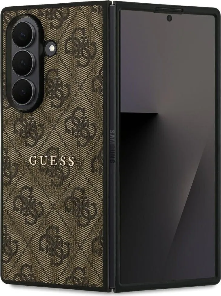 Θήκη Guess 4G Colored Ring Magnetic για Samsung Galaxy Z Fold 7 - Καφέ