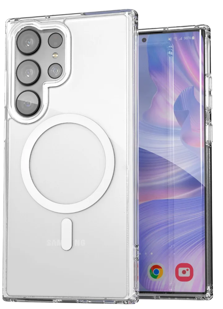 Θήκη Σιλικόνης Tech-Protect Flexair Hybrid Magsafe Case για Samsung Galaxy S25 Ultra - Διάφανο