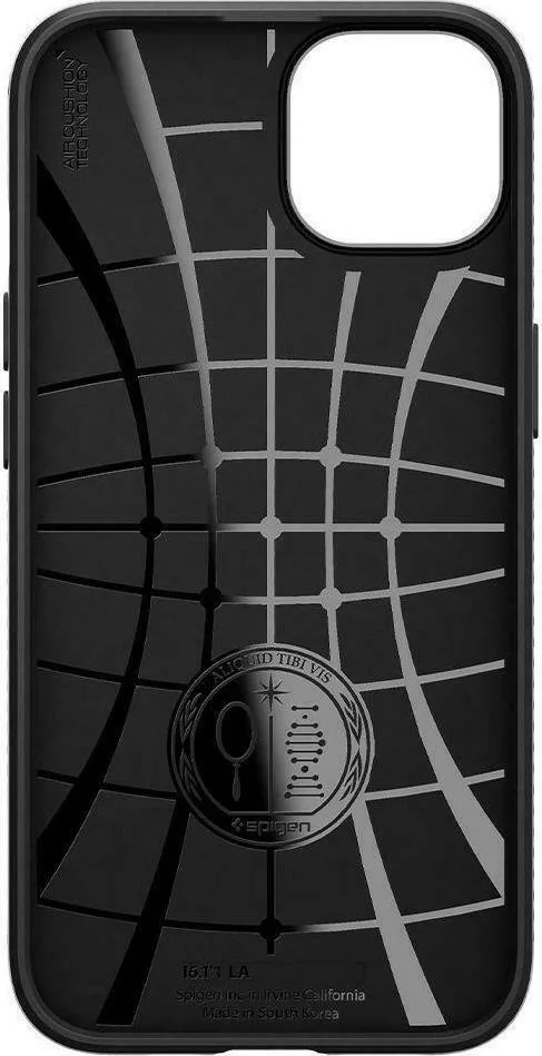 Spigen Liquid Air Back Cover Σιλικόνης για iPhone 13 - Μαύρο Matte – εικόνα 3