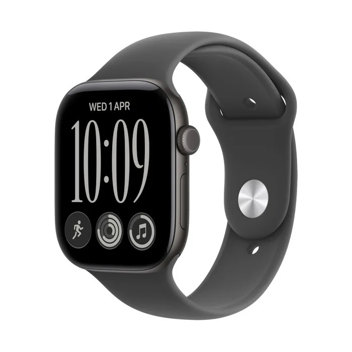 Apple Watch Series 12 GPS Black Aluminium 42mm - Black Sport Band (S/M) – εικόνα 4