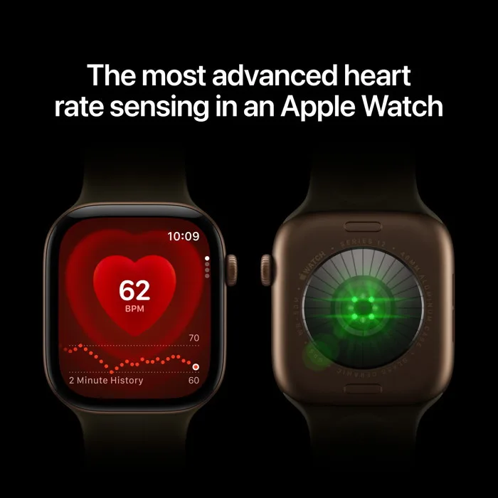 Apple Watch Series 12 GPS Light Gold Aluminium 42mm - Sand Sport Band (M/L) – εικόνα 3