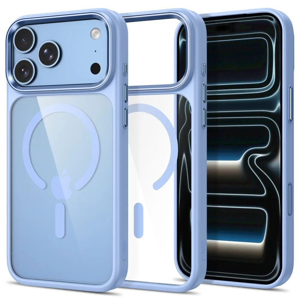 Tech-Protect Magmat Magsafe Back Cover Σιλικόνης TPU για iPhone 17 Pro / 18 Pro - Light Blue Clear