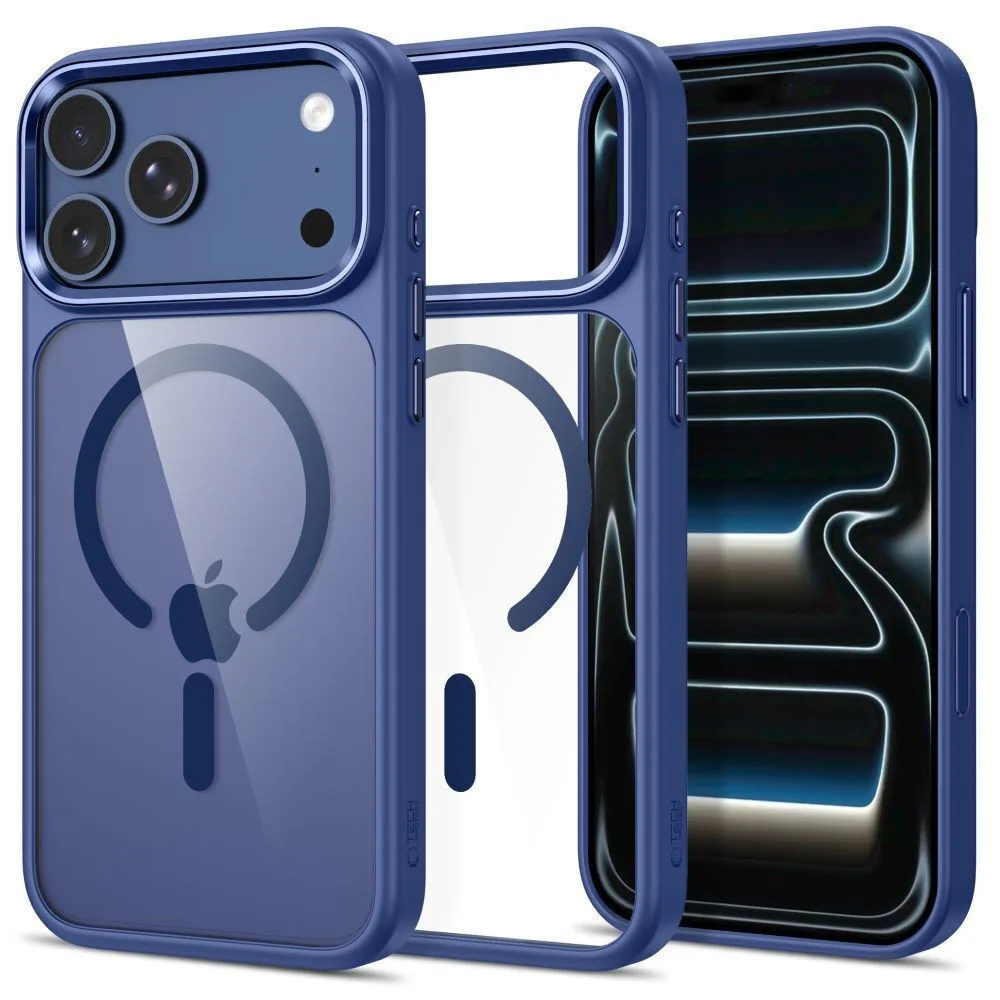Tech-Protect Magmat Magsafe Back Cover TPU-PC για iPhone 17 Pro Max / 18 Pro Max - Deep Blue Clear