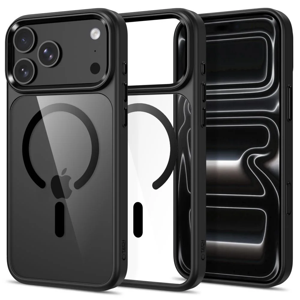 Tech-Protect Magmat Magsafe Back Cover TPU-PC για iPhone 17 Pro Max / 18 Pro Max - Black Clear